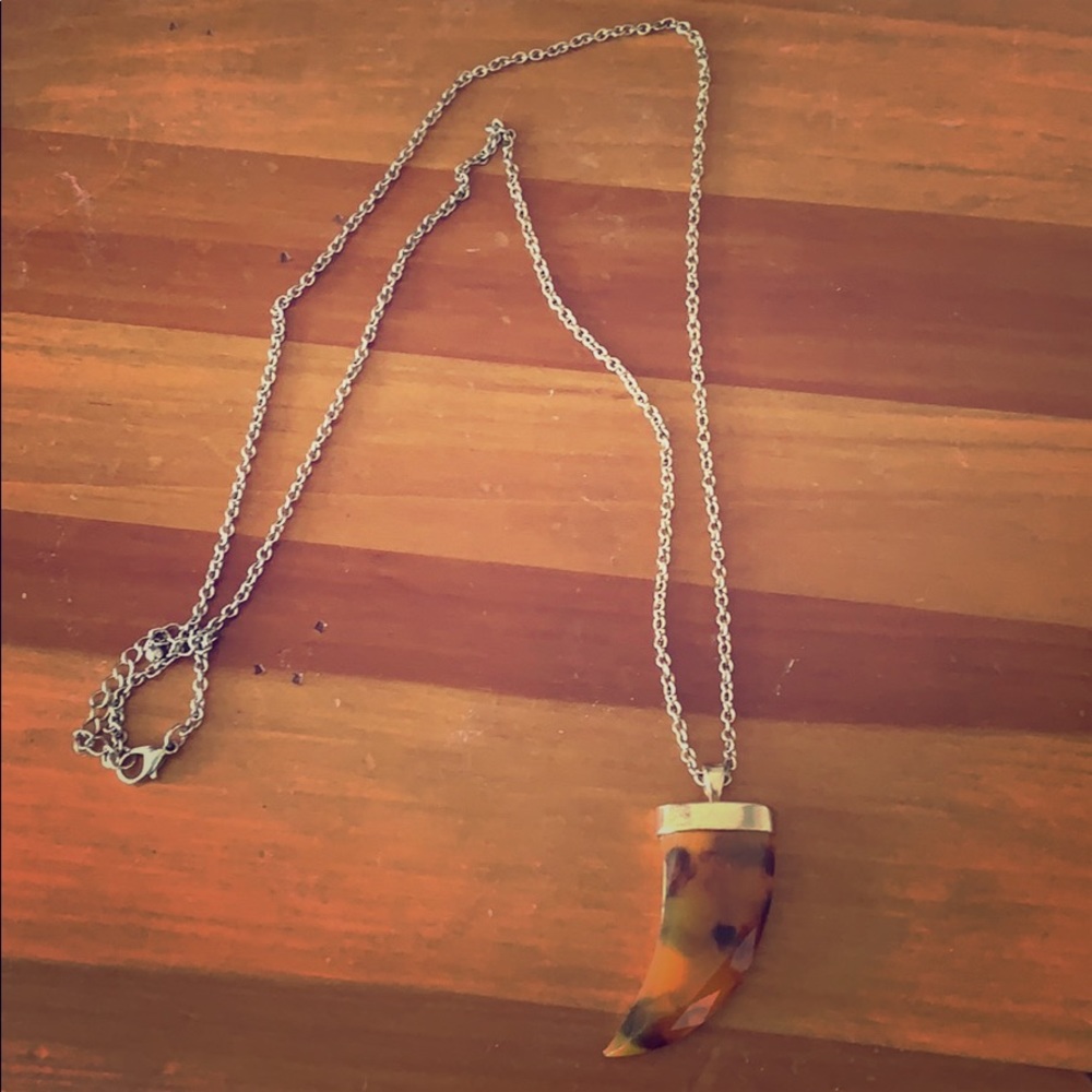 Horn necklace
